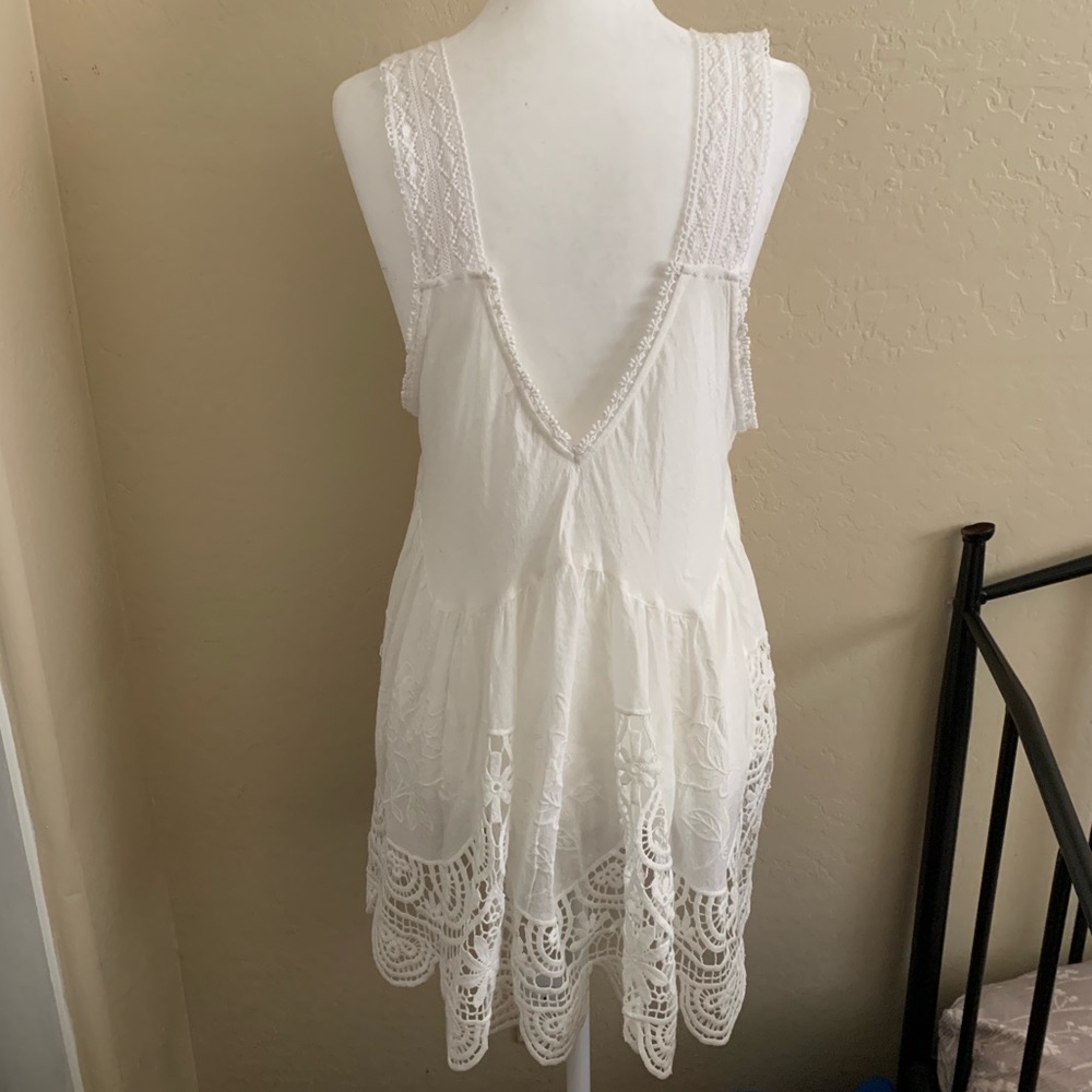 NWT Free People ivory tank/tunic top - Picture 2 of 2